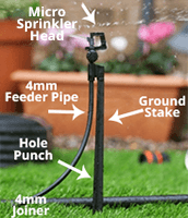 pre-assembled micro sprinkler