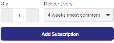 Add subscription button